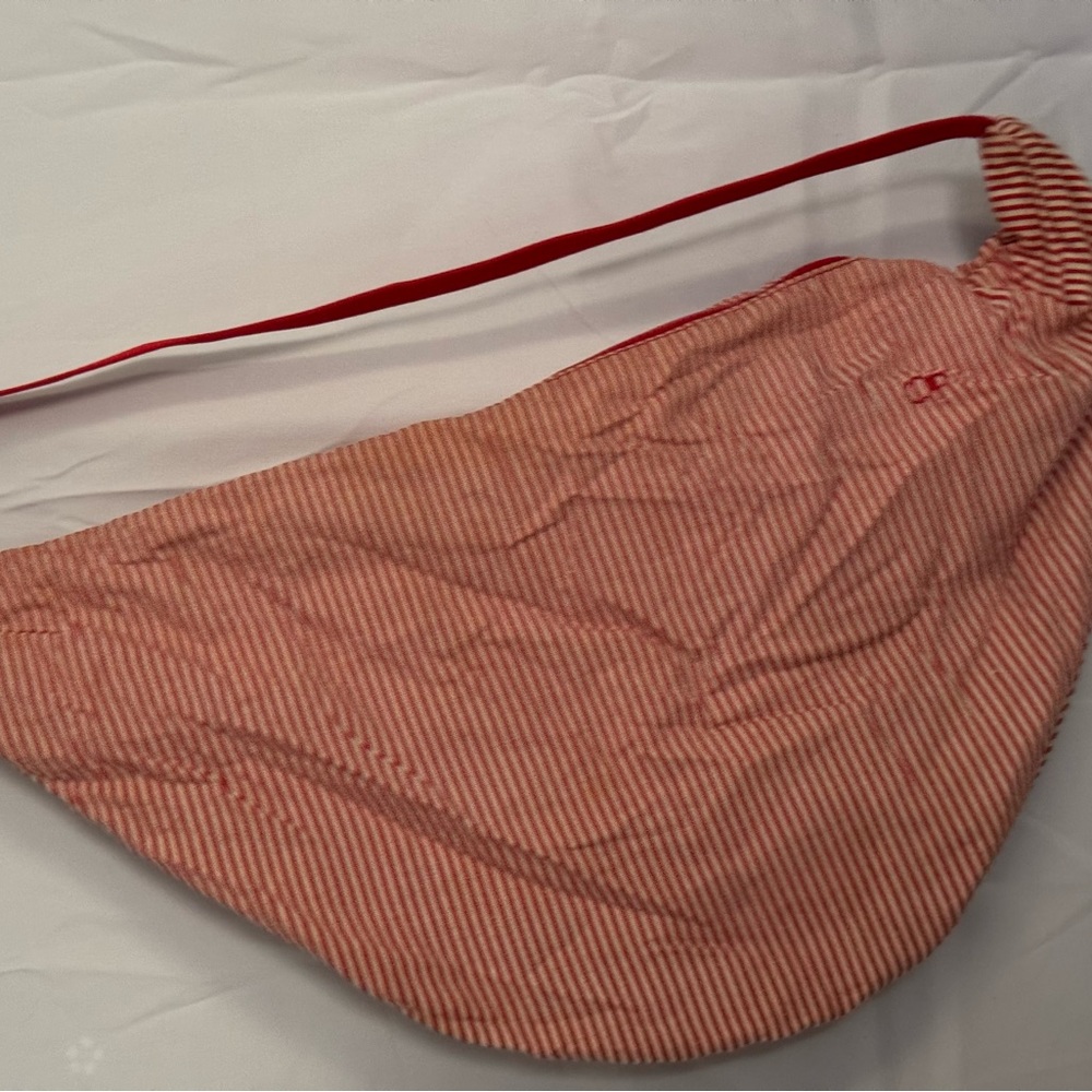 Vintage OP Ocean Pacific Red Striped Women’s Shoulder Sling Tote Bag Surfer Girl - Picture 14 of 15